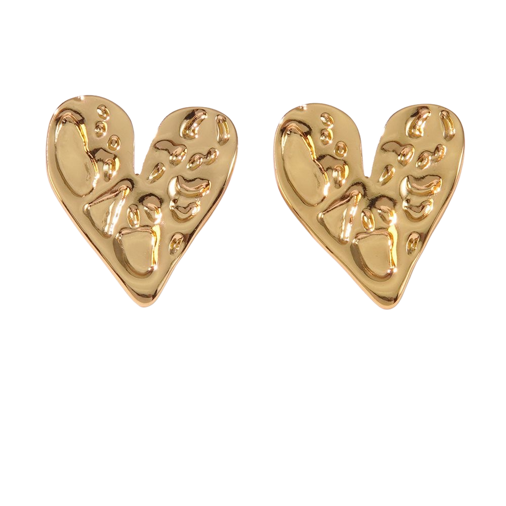 Big heart - Stud earring
