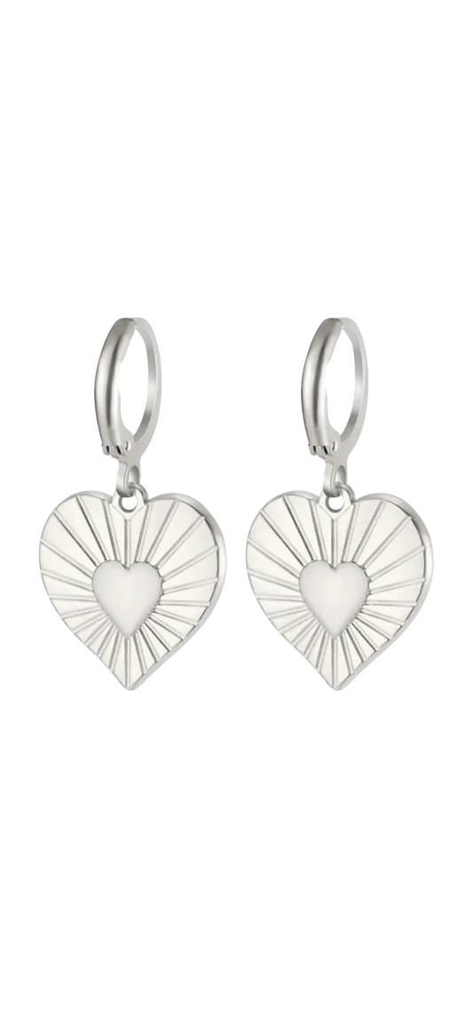 Aura heart - Earrings