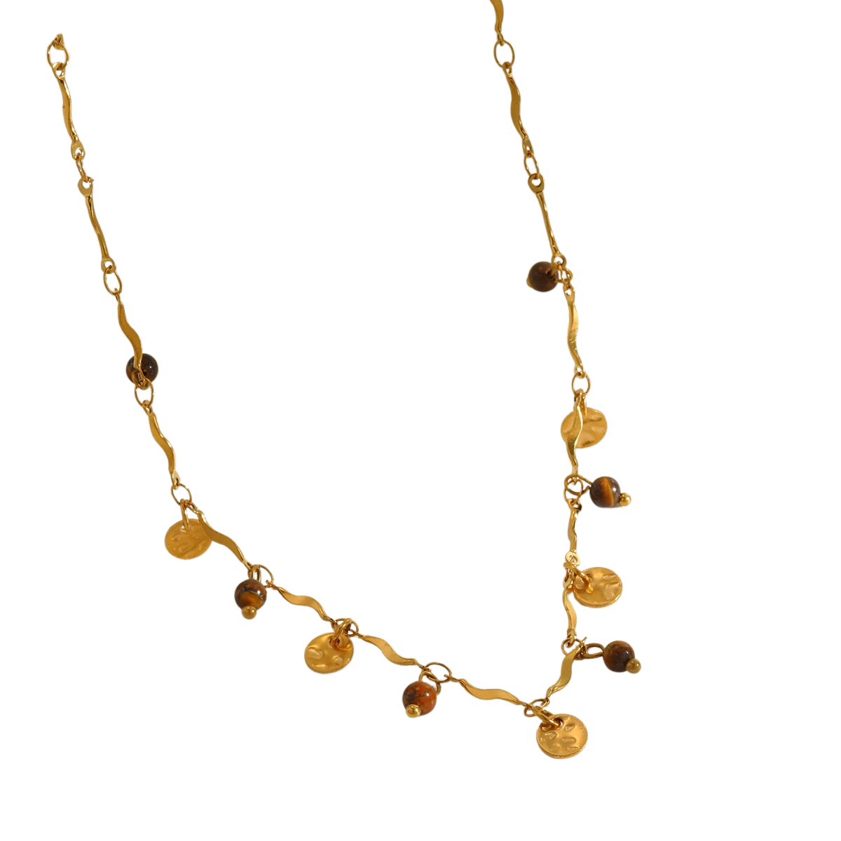 Coins brown - Necklace