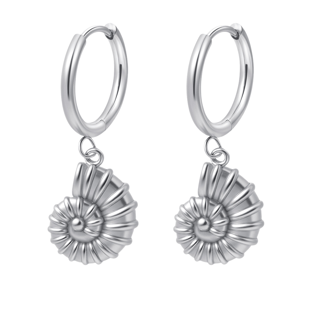 Simple shell - Earrings