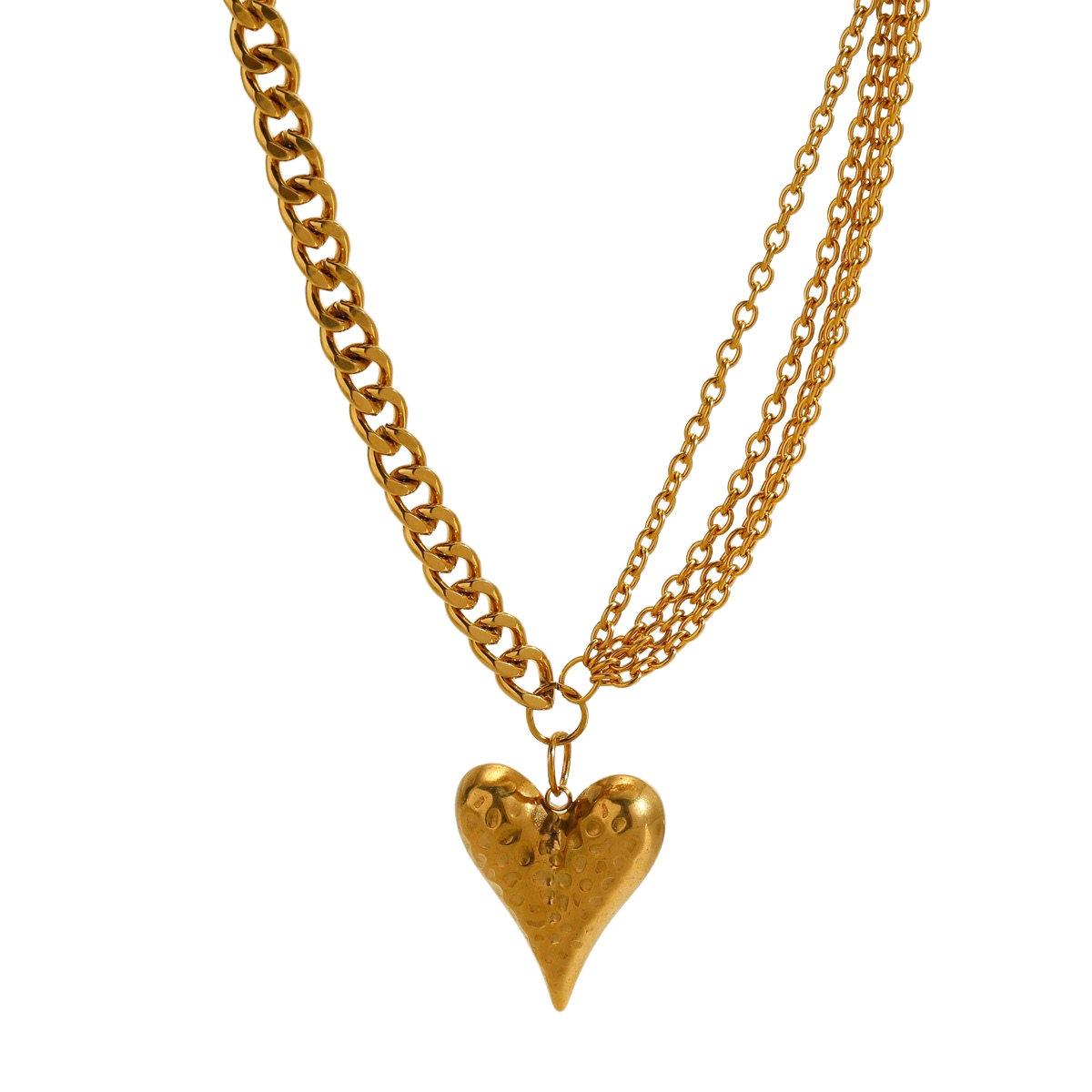 Chunky heart - Necklace