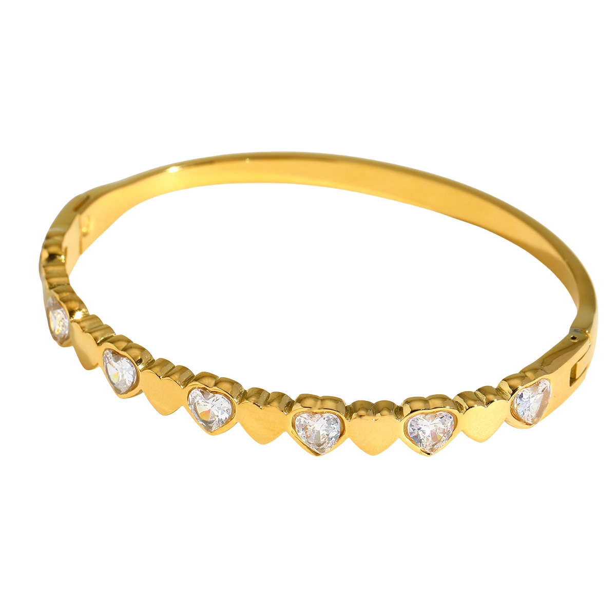 Shiny hearts - Bangle