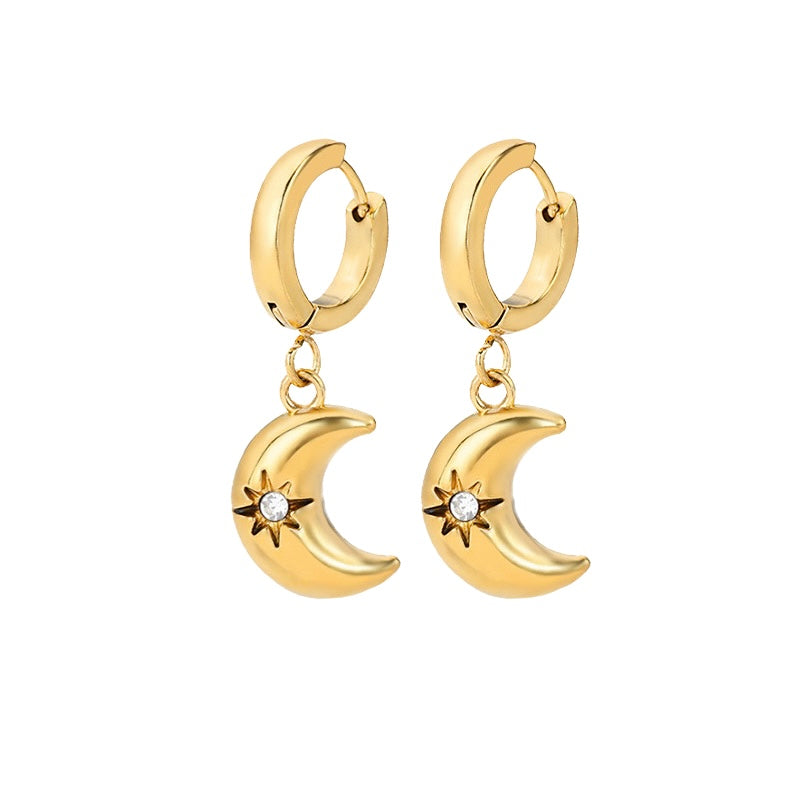 Shiny moon - Earrings