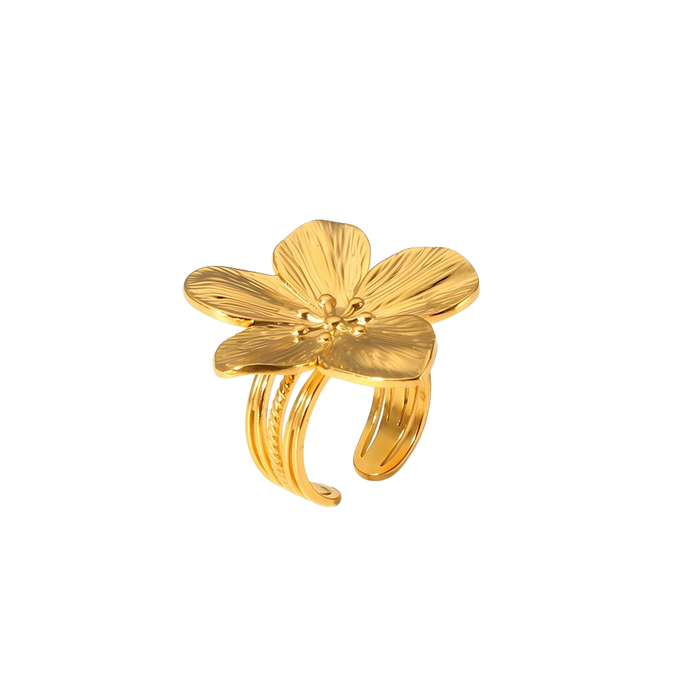 flower ring❤ Big flower - Ring – ZAZA