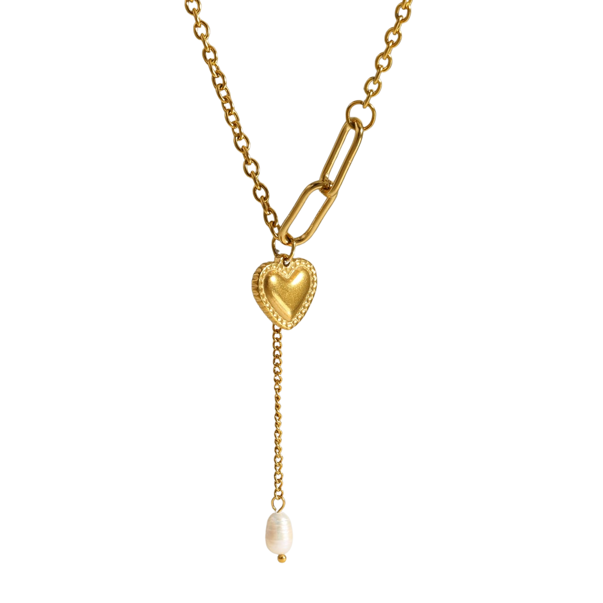 Blush heart - Necklace