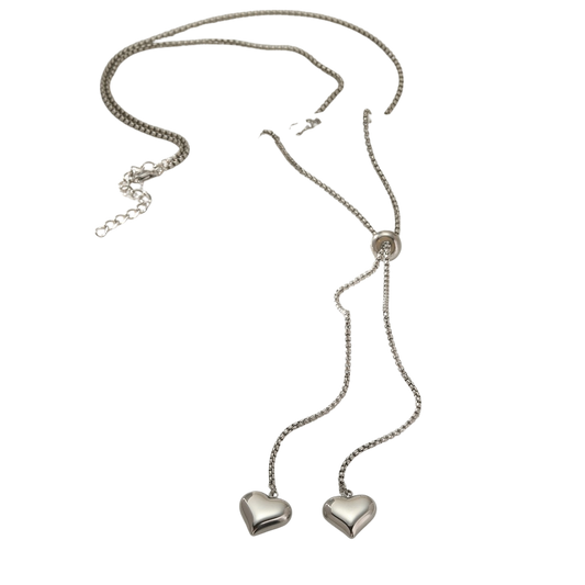 Heart twins - Lange ketting