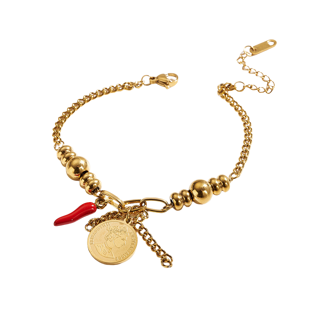 Roter Pfeffer - Bettelarmband