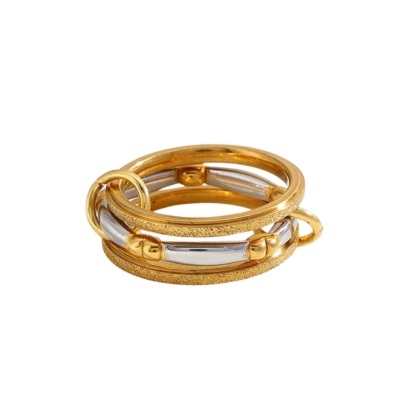 Goldene Punkte - Stapelring