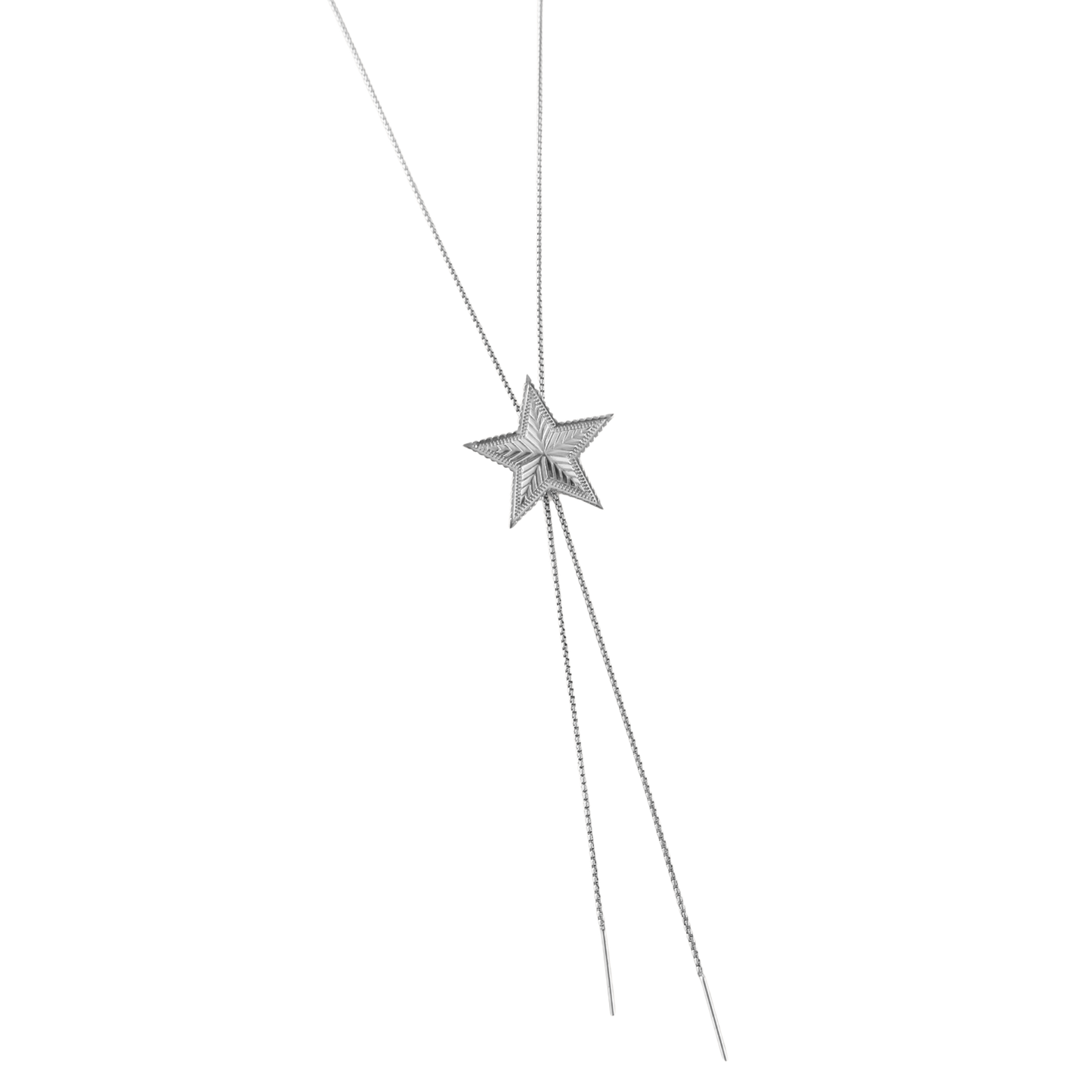 Tied star - lange ketting