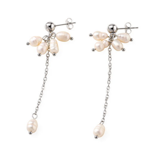 Pearl cluster - Earrings