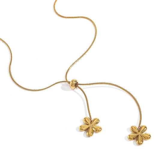 Dangling flowers - Necklace
