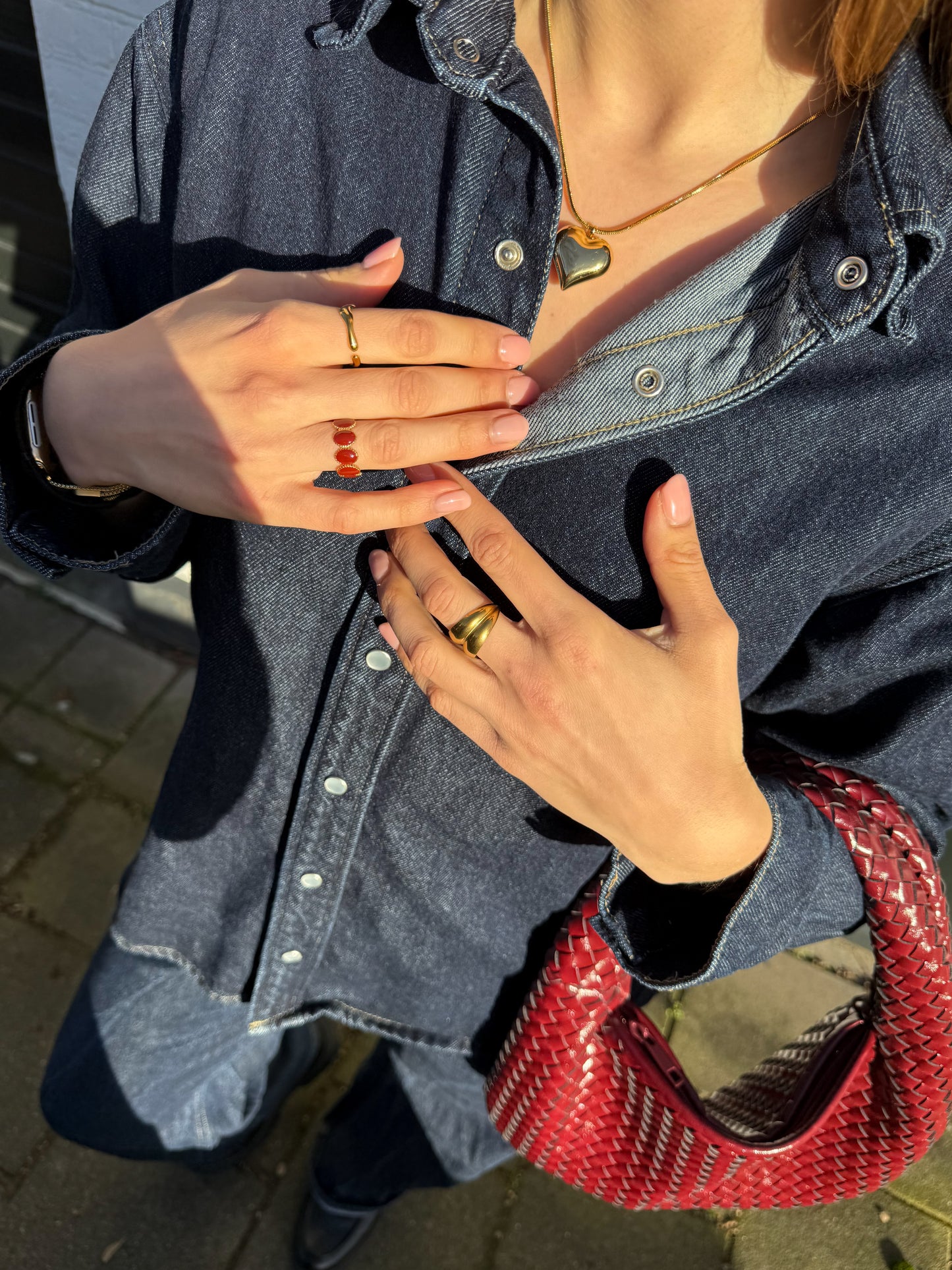 Blood pearl - Ring