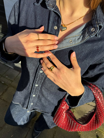 Blood pearl - Ring