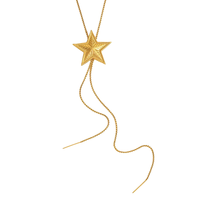 Tied star - lange ketting