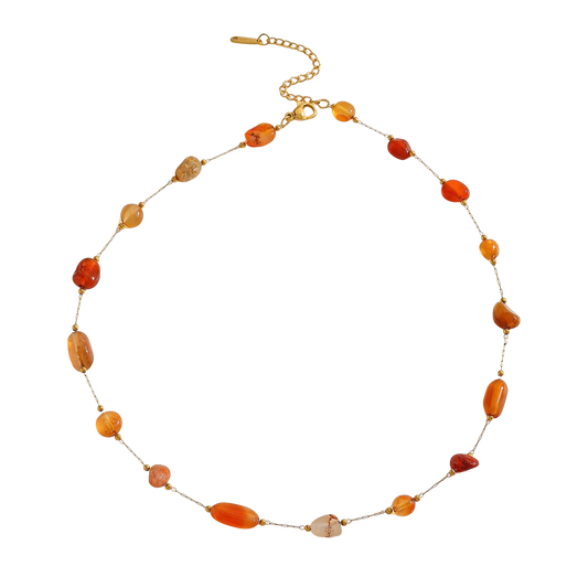 Burned orange - Necklace