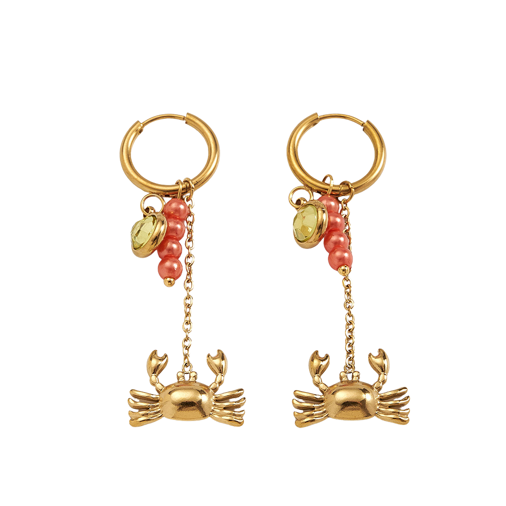 Sunny crab - Earrings