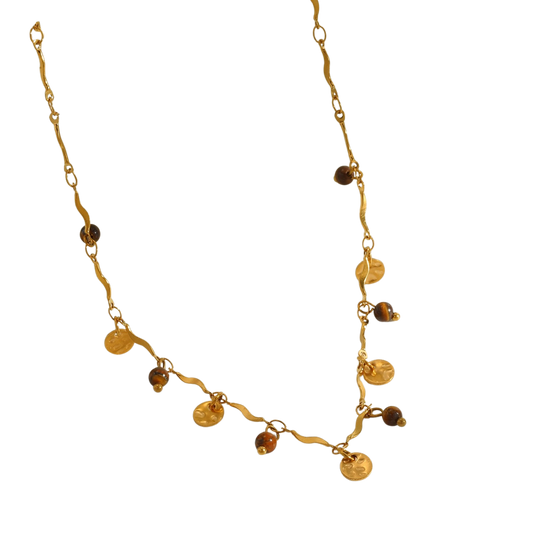 Coins brown - Necklace
