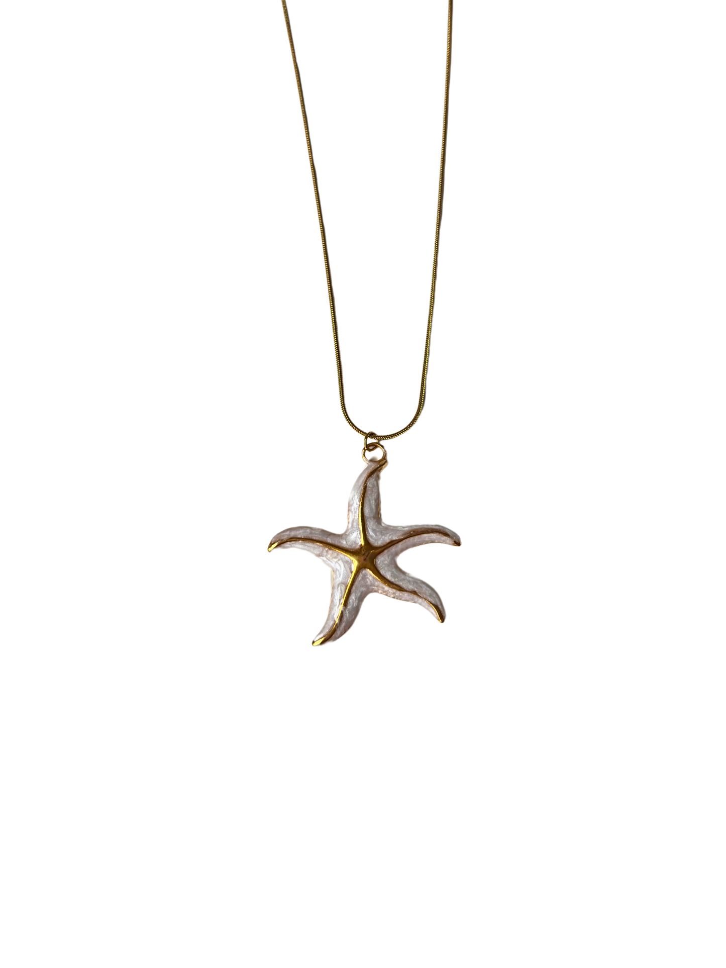 White starfish - Necklace