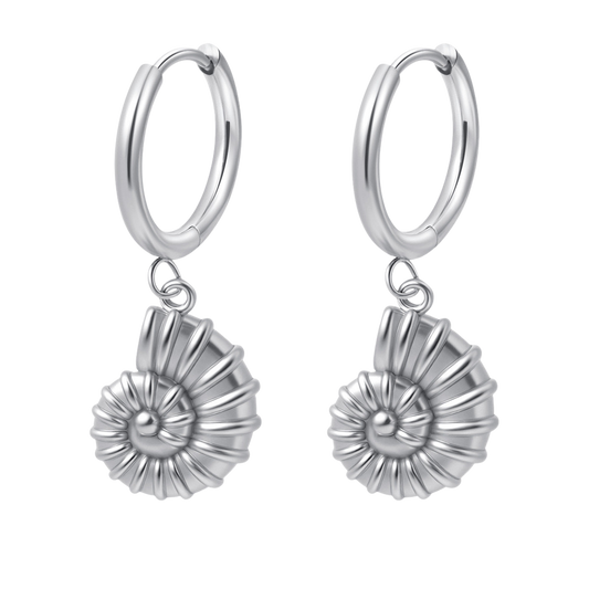 Simple shell - Earrings