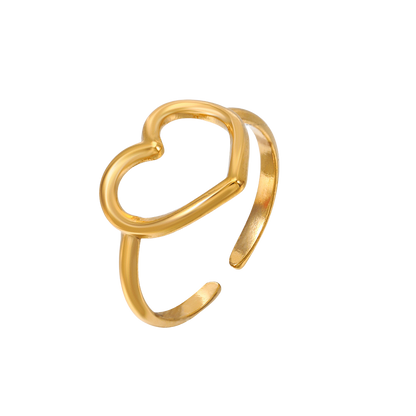 Open heart small - Ring