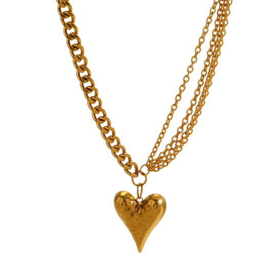 Chunky heart - Necklace