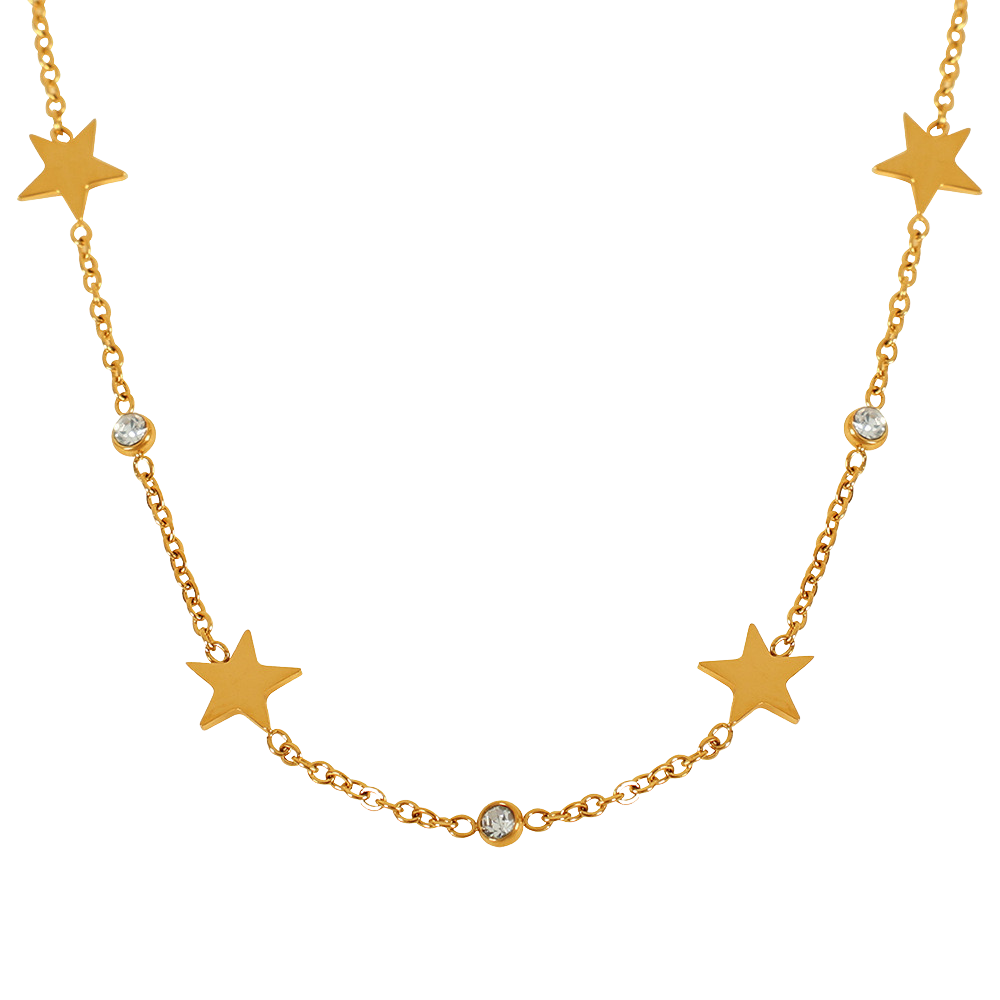 Stars and diamonds - Necklace