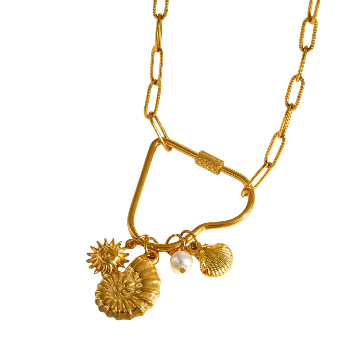 Heart lock - Necklace