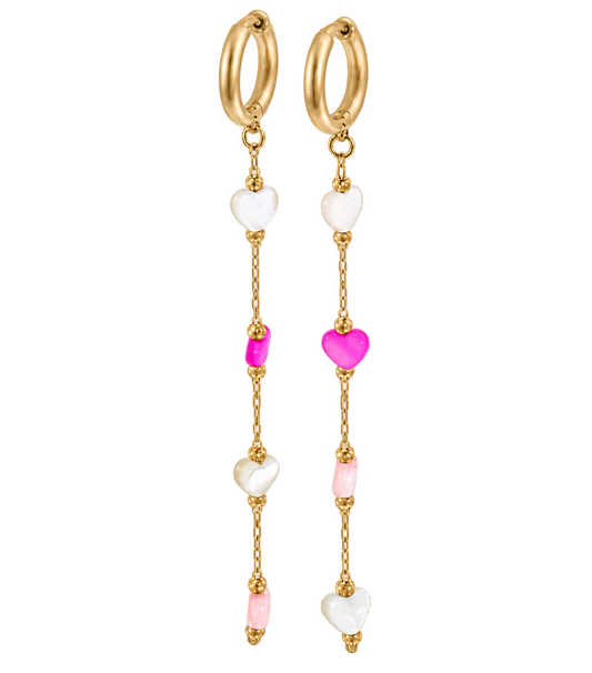 Heart row - Earrings
