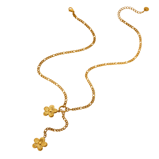 Flower drop - Y ketting