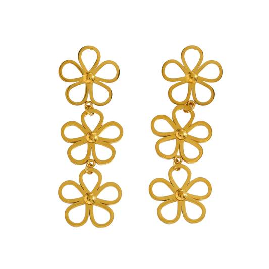 Flower fall - Stud earring