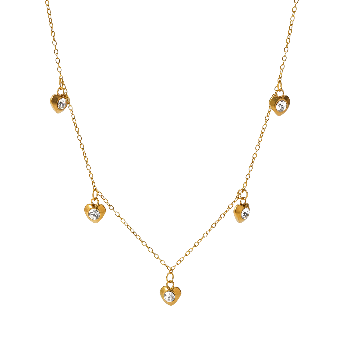 Shiny hearts - Necklace