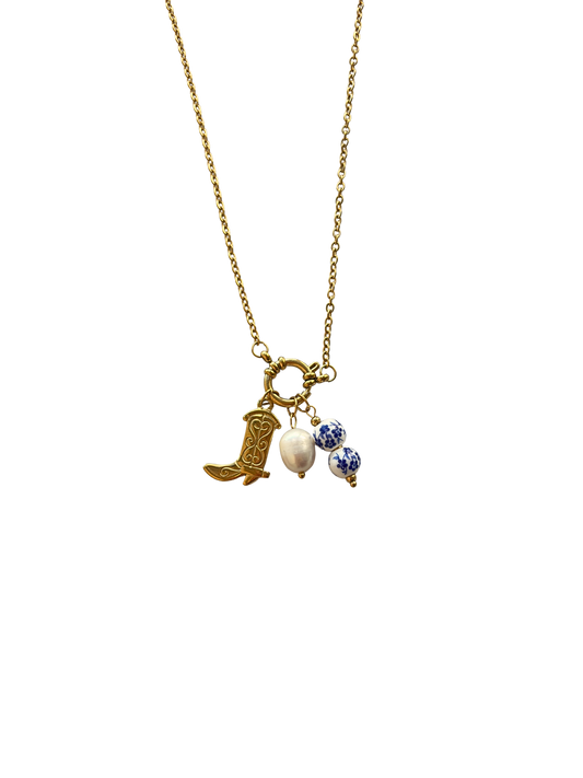 Cowboy - charm necklace