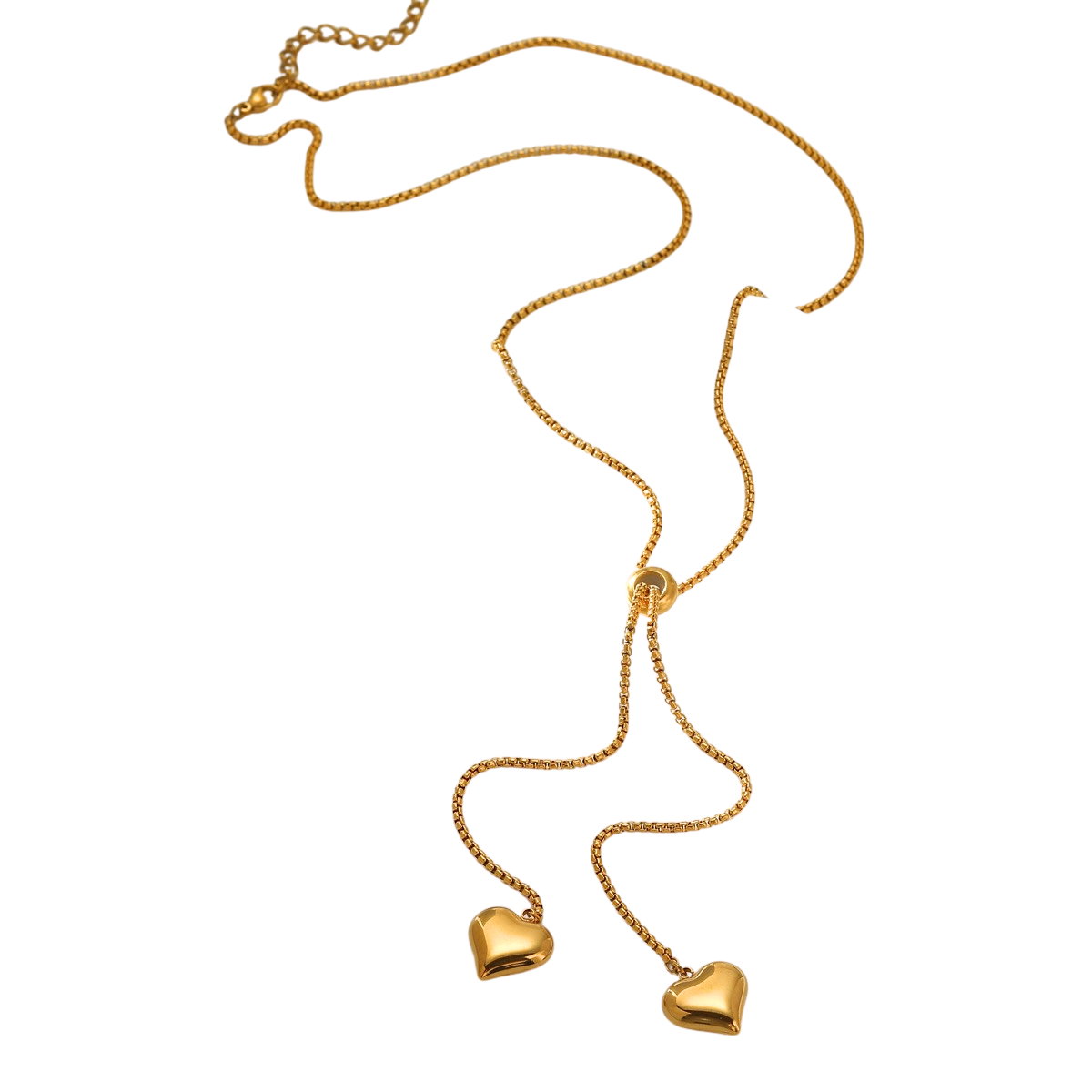 Heart twins - Lange ketting