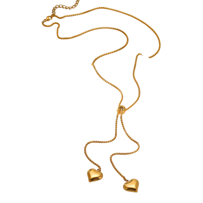 Heart twins - Lange ketting