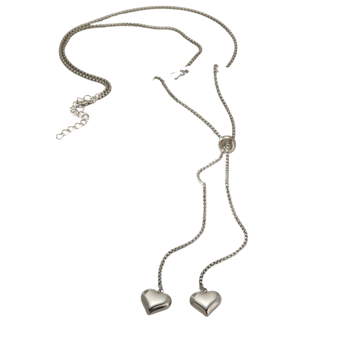 Heart twins - Lange ketting