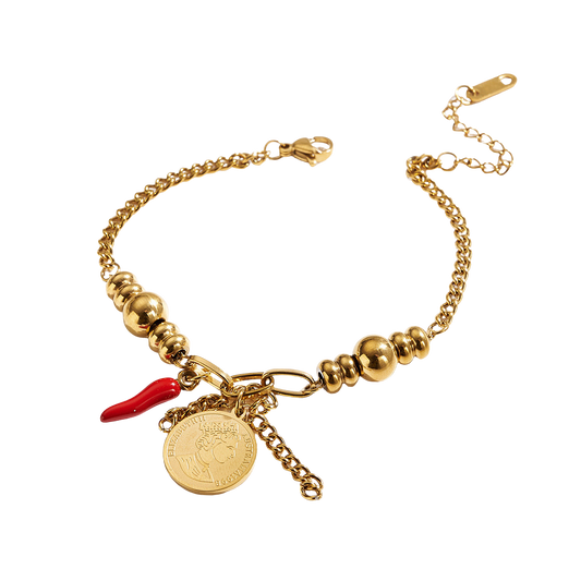 Roter Pfeffer - Bettelarmband