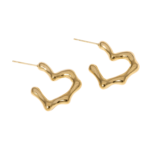 Chunky heart - Earrings