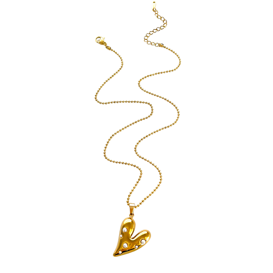 Pearly heart - Necklace