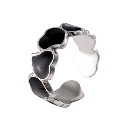 White hearts - Ring