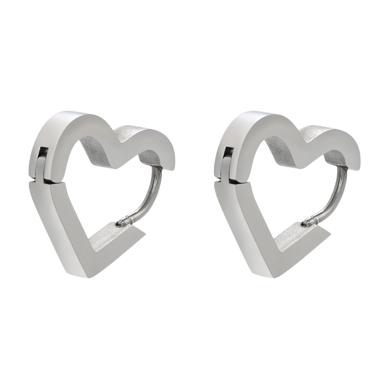 Heart click - Earring