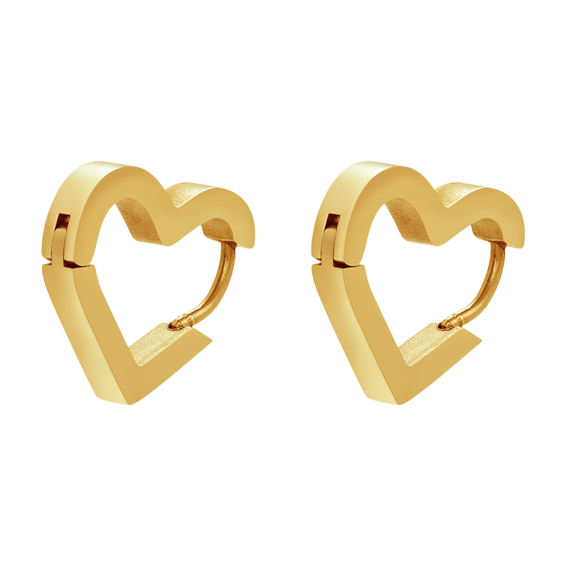 Heart click - Earring