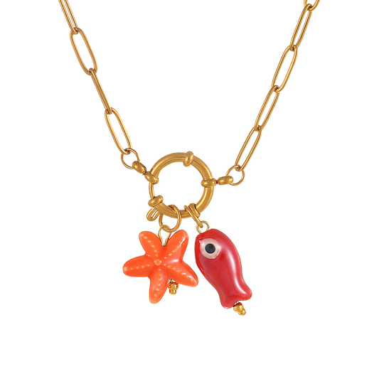 Red summer - Necklace
