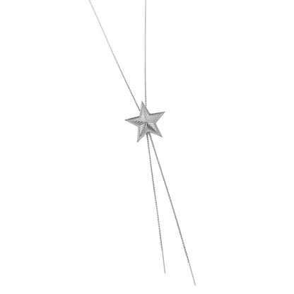 Tied star - lange ketting
