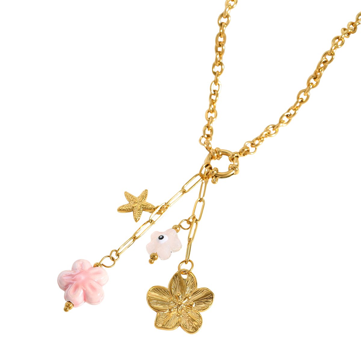 Pink wave - Necklace