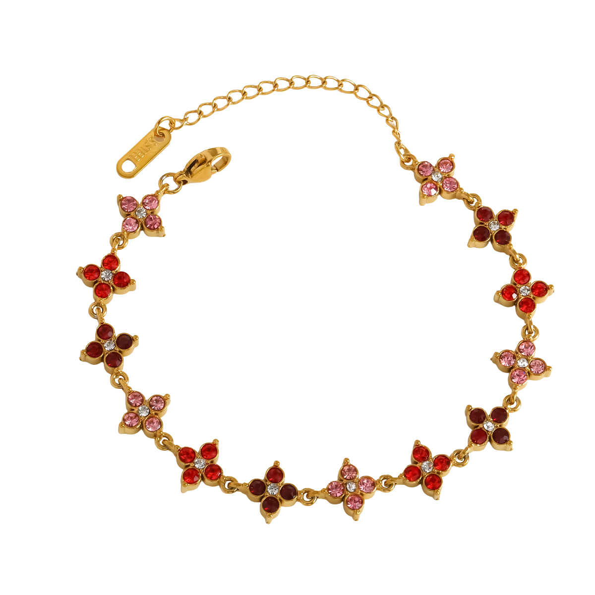 Red clover mixed - Bracelet