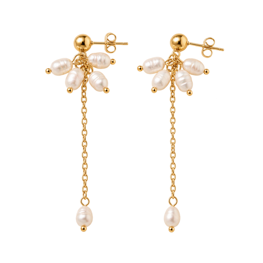 Pearl cluster - Earrings