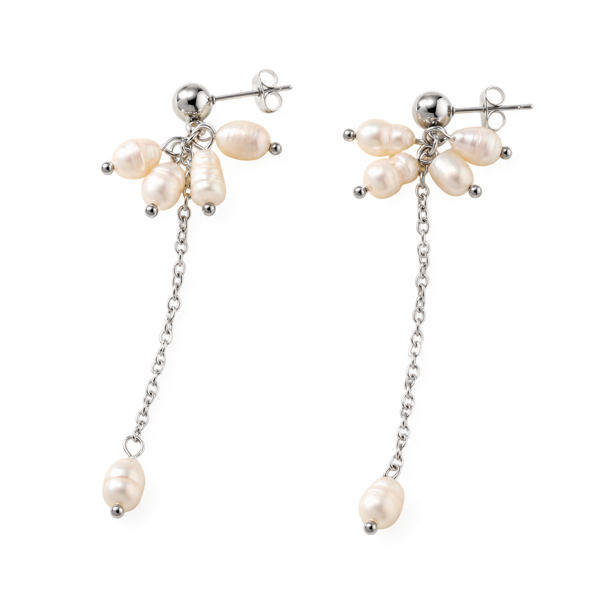 Pearl cluster - Earrings
