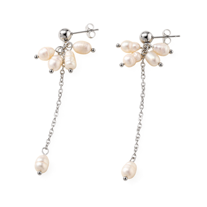 Pearl cluster - Earrings